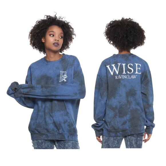 Hot Topic Harry Potter Ravenclaw Sweatshirt Size M WISE - Picture 1 of 9